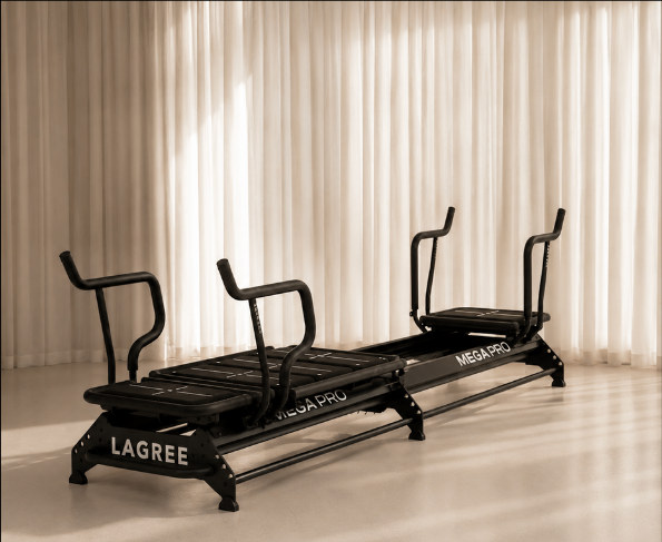 Side plank in motion on the Mega Pro