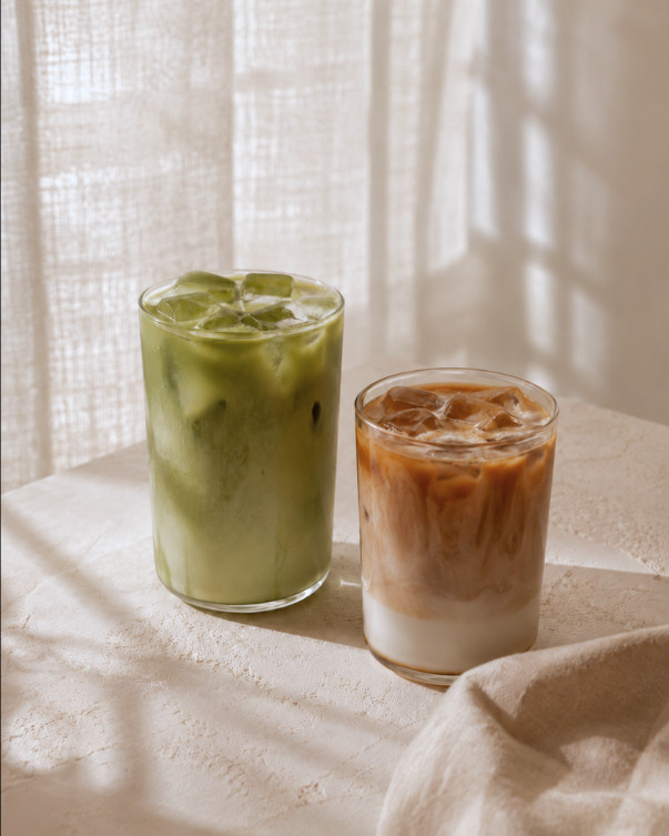 Matcha and specialty coffee